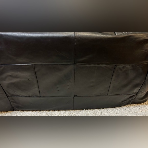 Vintage 70s Large Leather Travel Bag - Picture 10 of 15